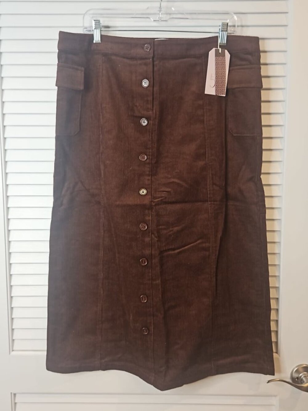Brown Women’s Corduroy Skirt by FiveOne